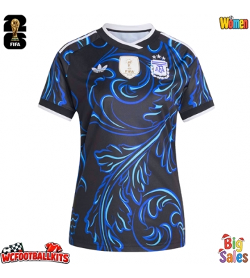 Argentina Replica Away Stadium Shirt for Women World Cup 2026 Short Sleeve